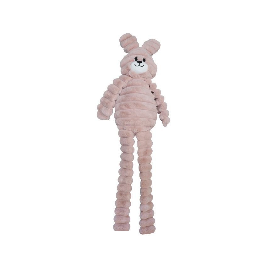 Gioco in peluche per cani CableRosa extra morbido 80 cm