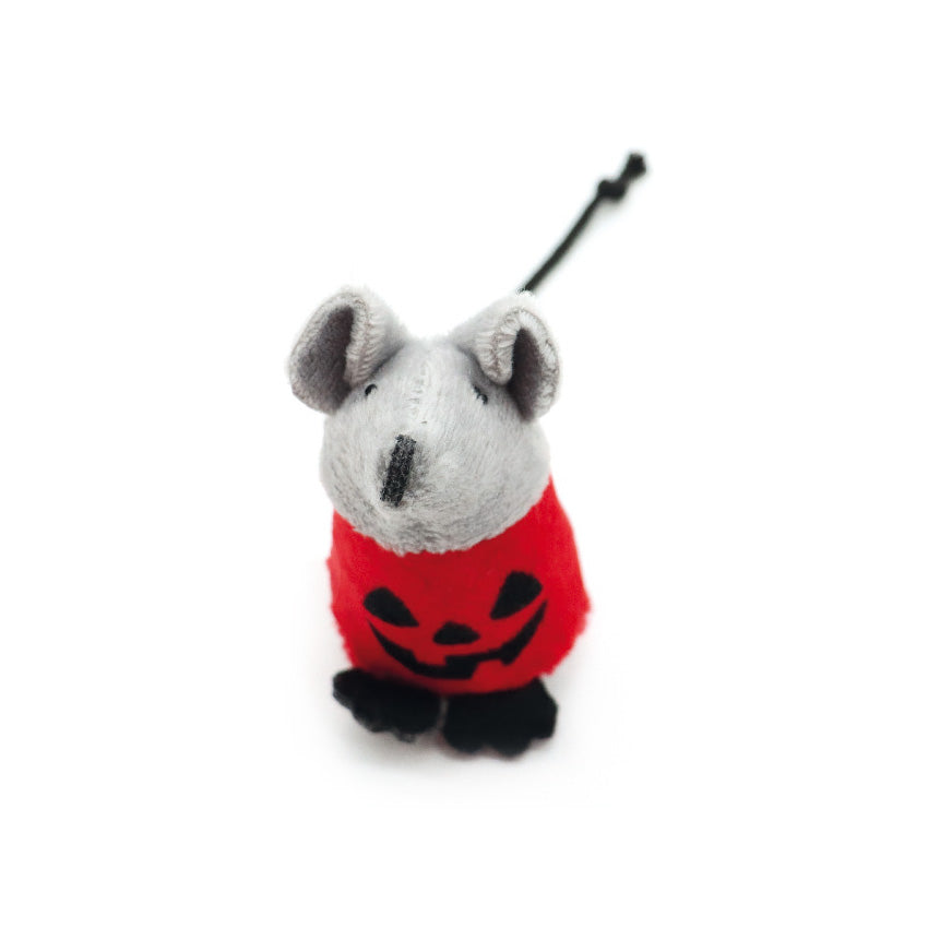 Gioco per gatti Halloween Mice 8 cm con catnip a tema Halloween
