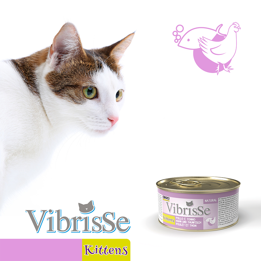 Cibi per gattini - Vibrisse Natural Kittens 70g