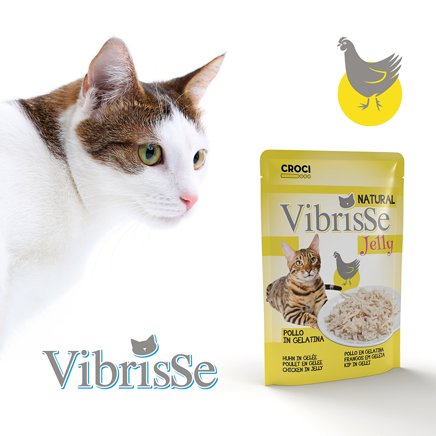 Gelee-Nassfutterbeutel für Katzen – Vibrisse Geleebeutel 70 g