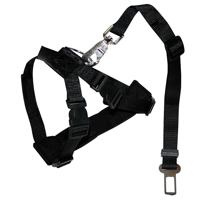 Harness with dog safety belt for cars - Safety Belt
