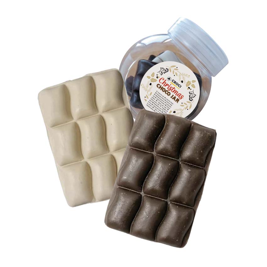 Cioccolata cani Natale Jar Choco