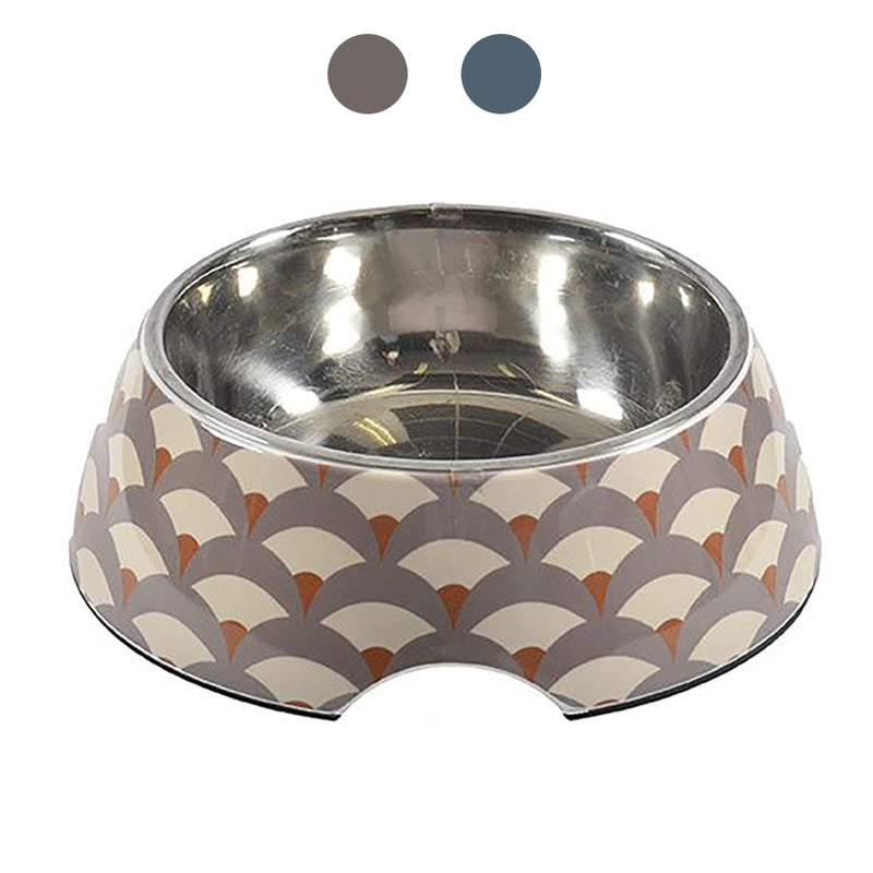 Ciotola in acciaio inox per cani e gatti Bobby - Geisha