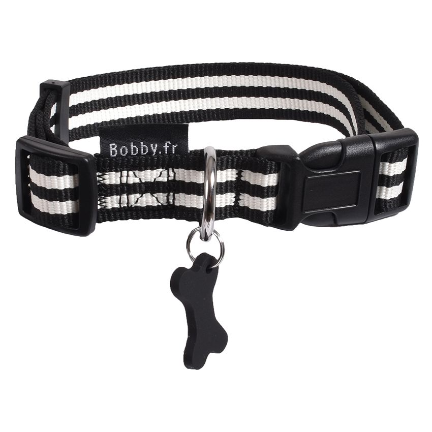 Bobby-Hundehalsband – gestreift