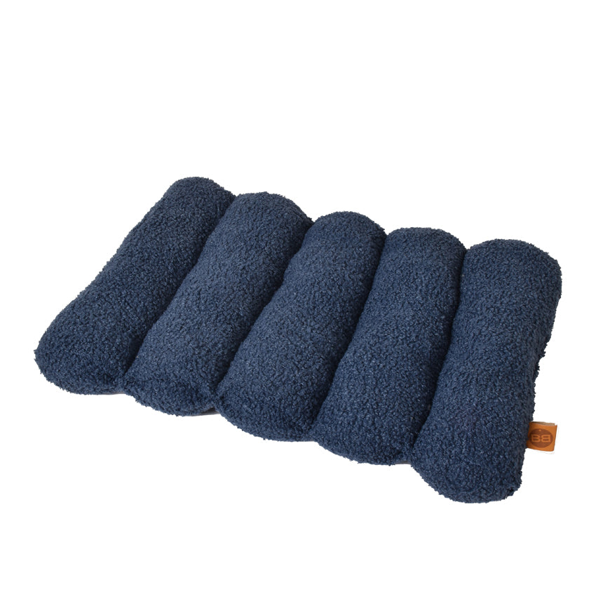 Cuscino peloso per gatti Bobby Boucle Materassino blu