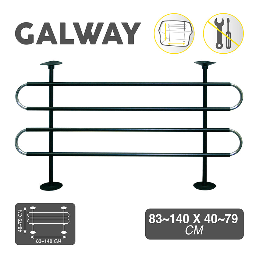 Car divider for tubular dogs 2 crossbars - Galway