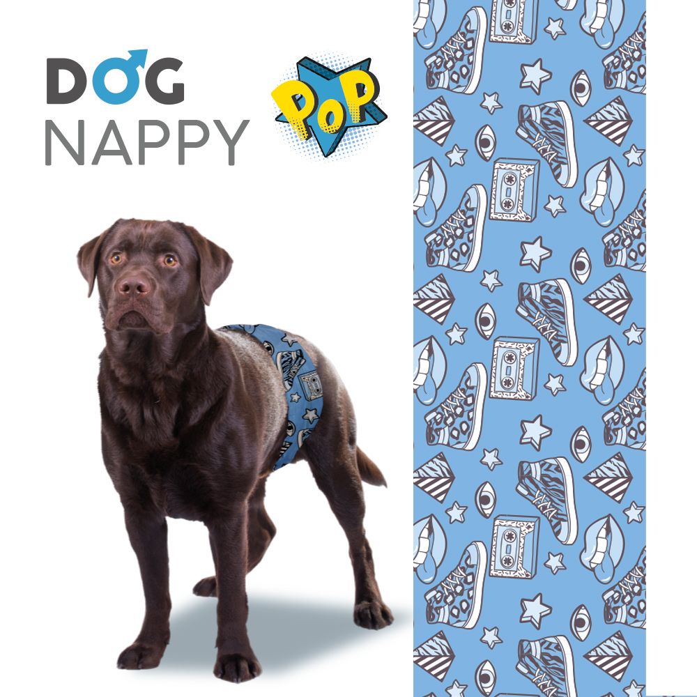 Dog Nappy Pop Fascia per cani