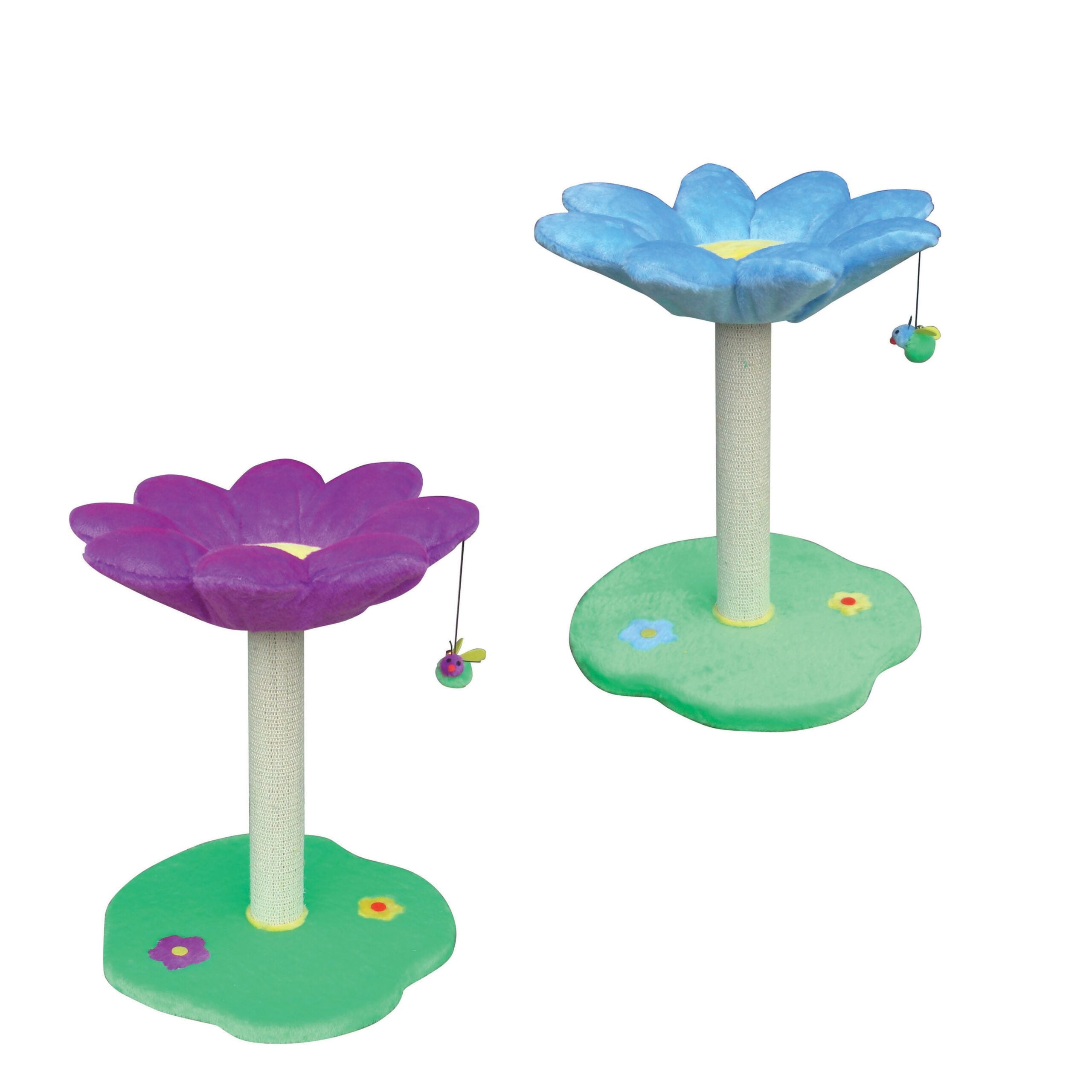 Blumen-Gänseblümchen-Kratzbaum – verschiedene Farben