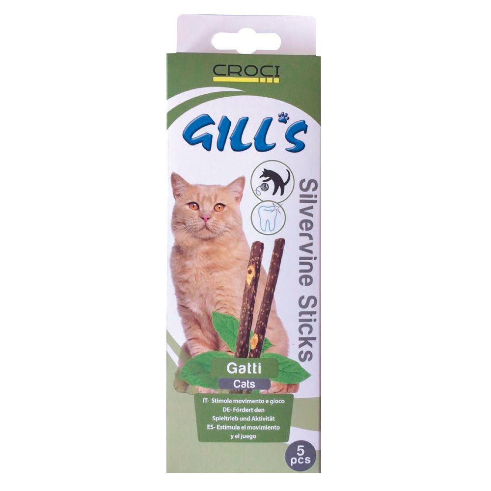Bastoncini per gatti Gill's Silvervine Sticks
