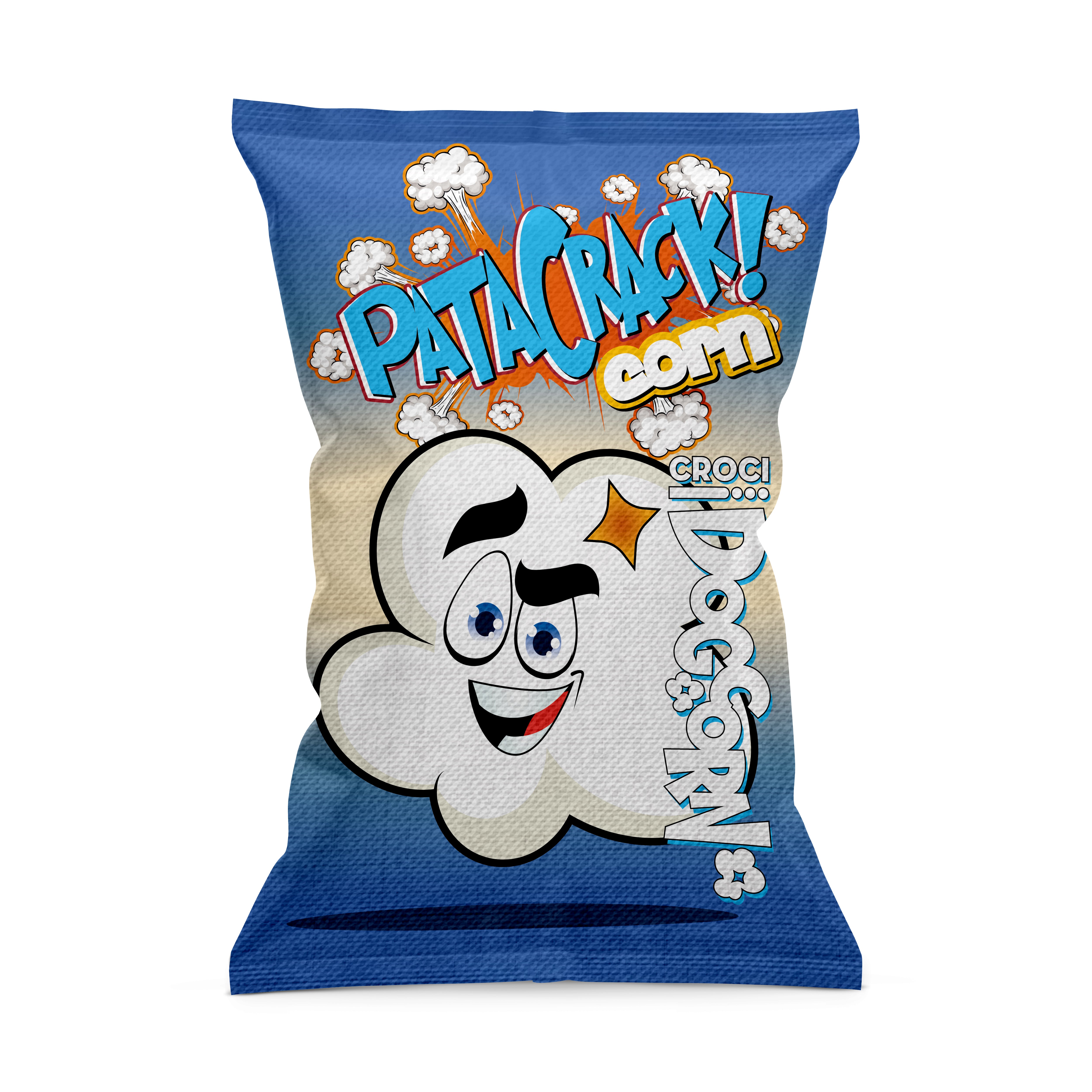 Gioco per cane a forma di sacchetto di patatine sonoro corn