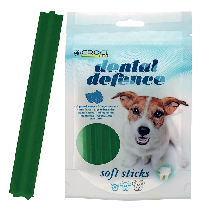 Snack higiene bucal para perros - Dental Defense Soft Sticks