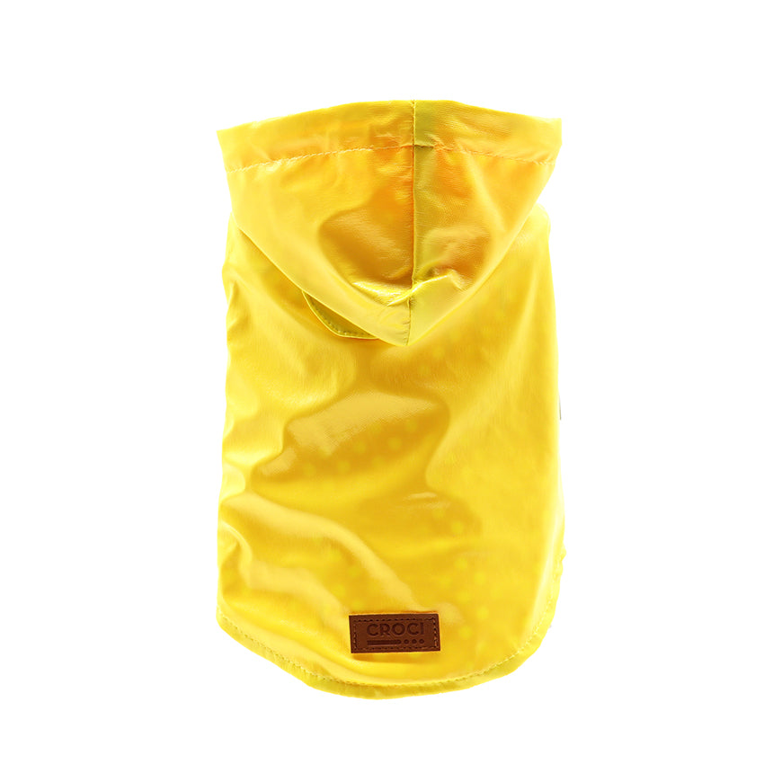 Impermeabile per cani Raindrop giallo