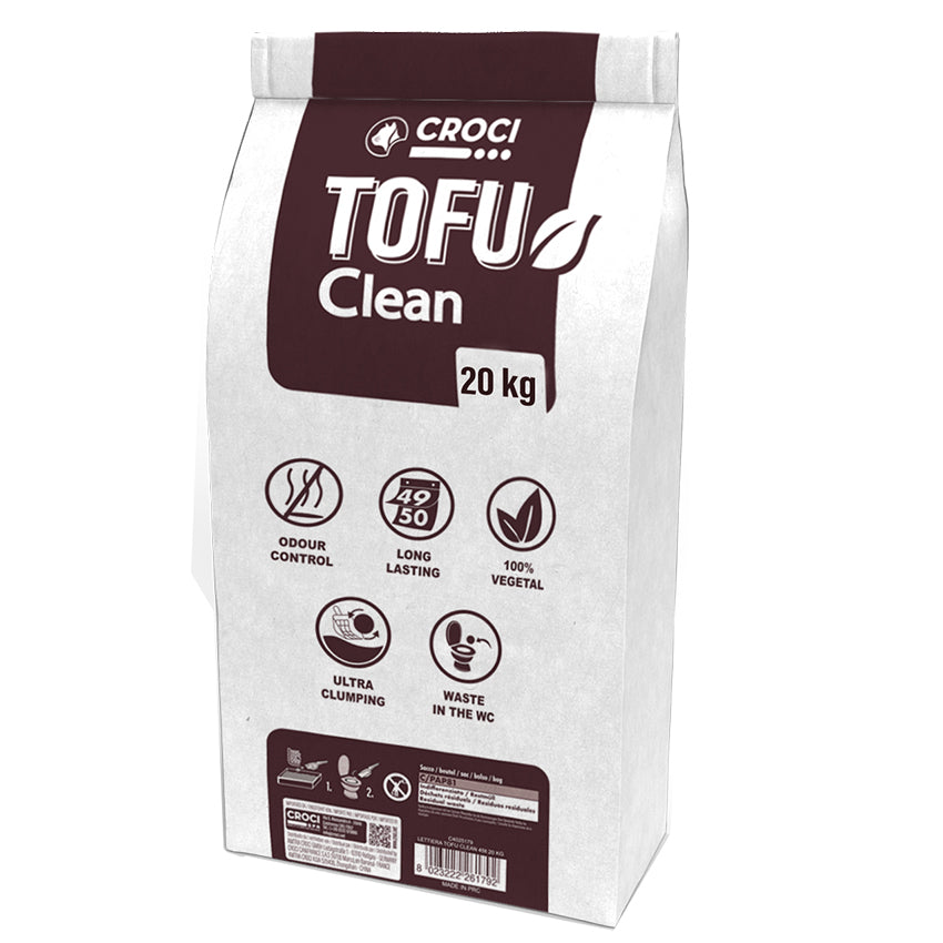 Litière pour chat - Tofu Clean