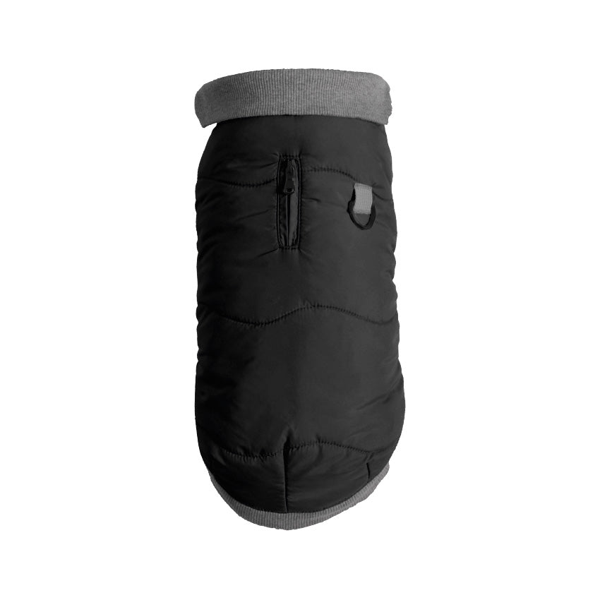 Cappotto per cani imbottito Manteau Contraste con fodera in pile e dettagli a contrasto
