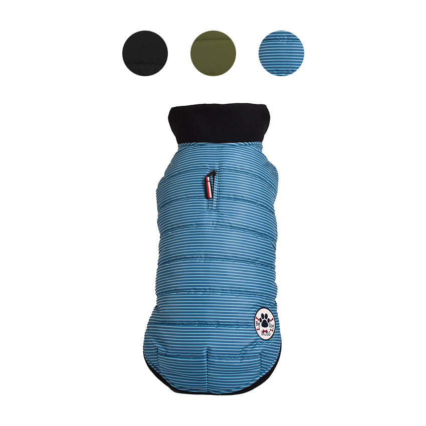 Cappotto per cani grandi Doudoune Costaud con interno in pile