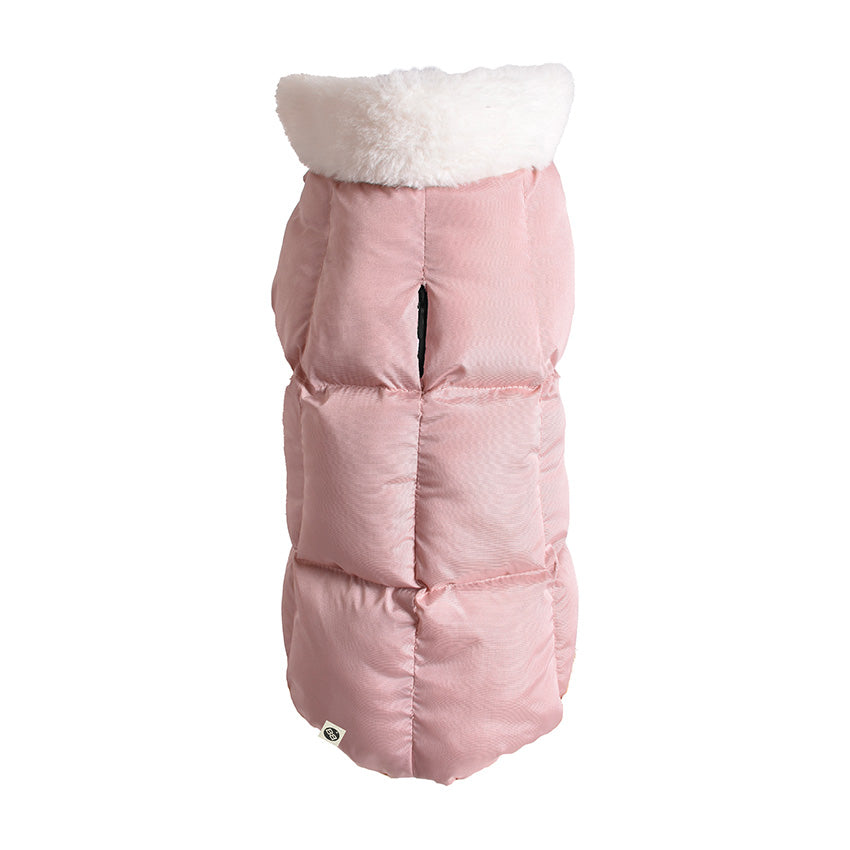 Cappotto per cani imbottito Manteau Irisé con eco pelliccia