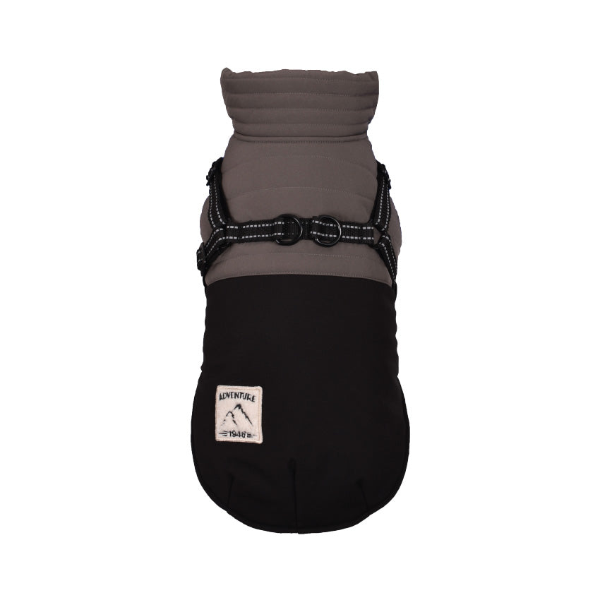 Manteau Tour per cani imbottito con pettorina regolabile e cintura riflettente