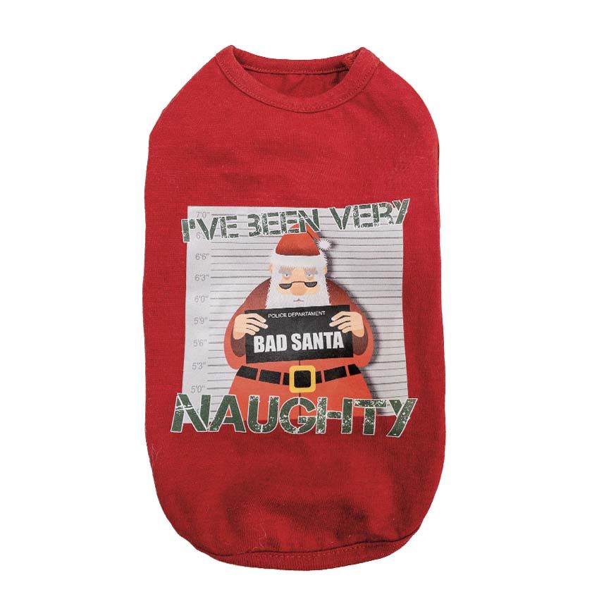 Maglia per cane Natale Naughty Santa