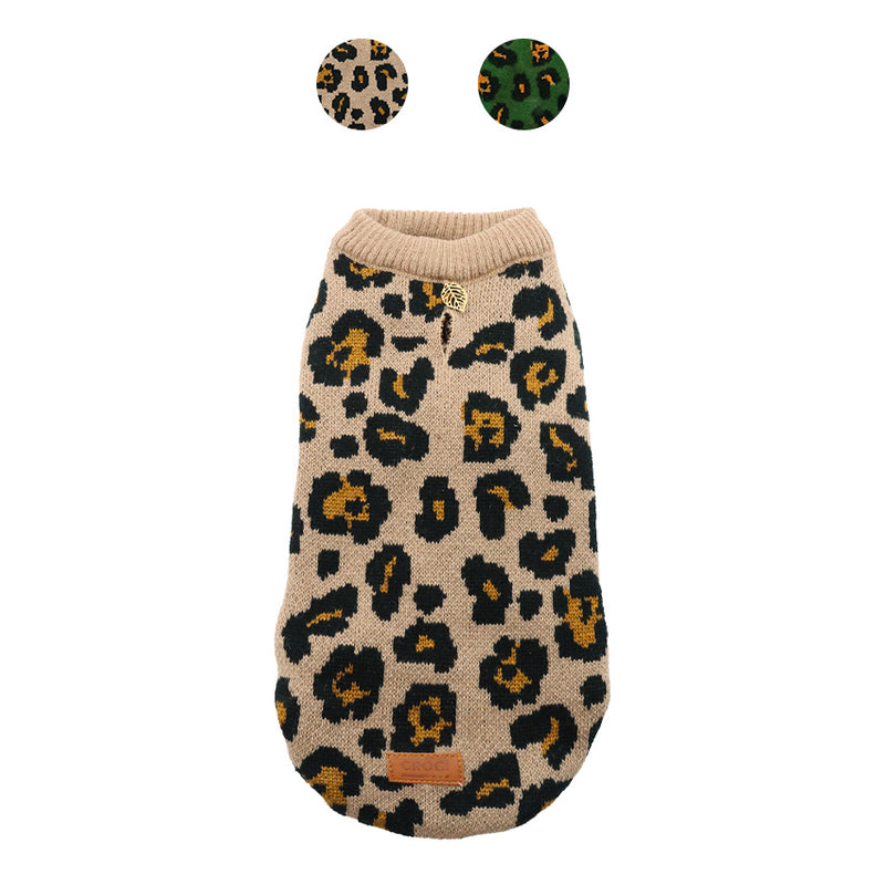 Maglioncino leopardato