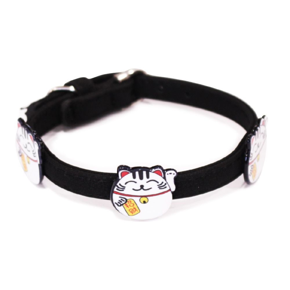 Dog Collar - Maneki Black