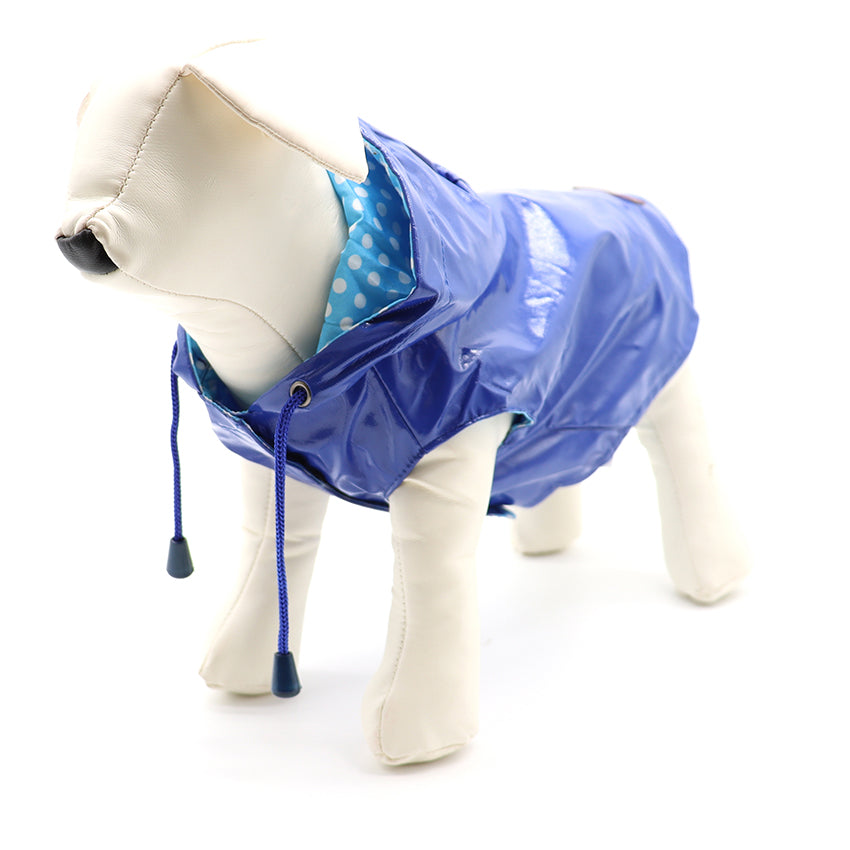 Raindrop Blue Raincoat for Pets
