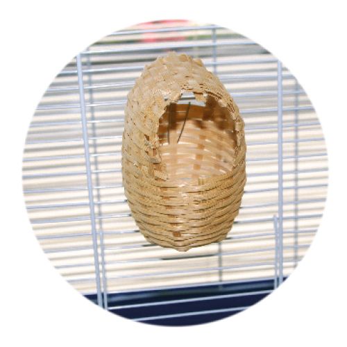Bamboo Nest for Exotic Birds