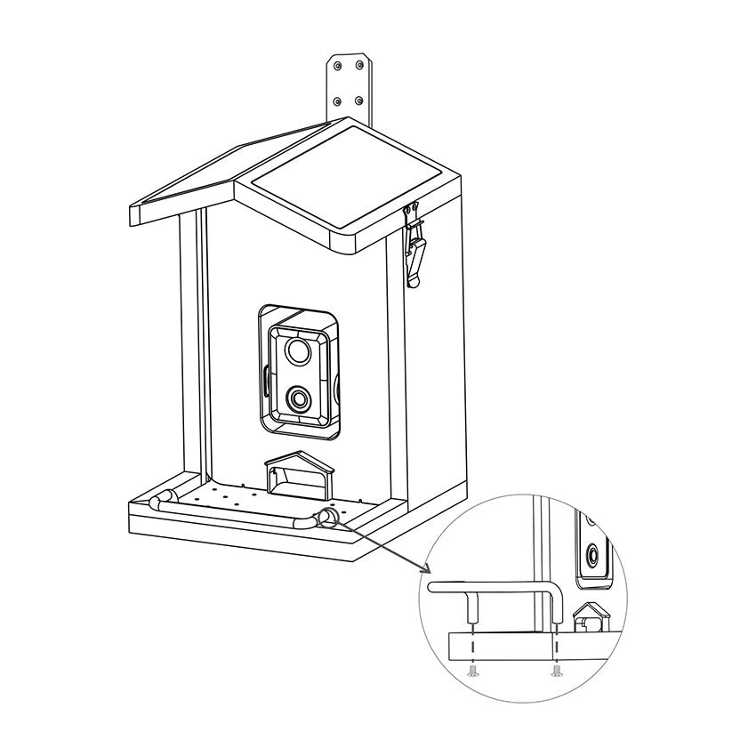 Mangiatoia Smart WiFi per Uccelli con Telecamera HD