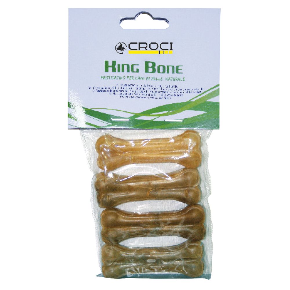 Hundeknochen aus Rindsleder - King Bone Multipiece