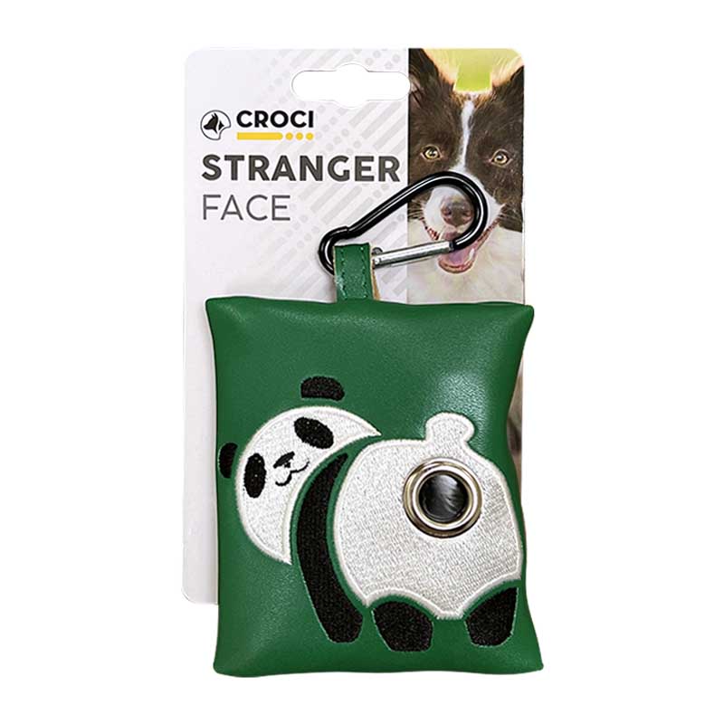Porta sacchetti igienici per cani Stranger Face Panda
