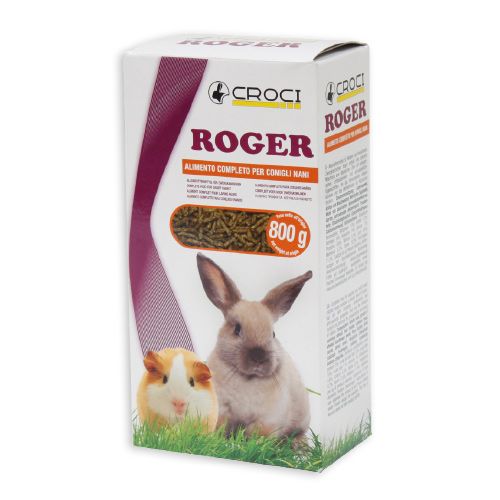 Roger alimentazione conigli nani