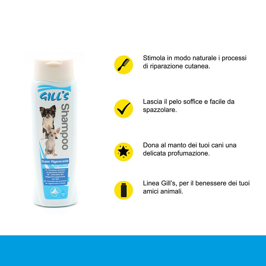 Shampoo cane Gills Super Rigenerante