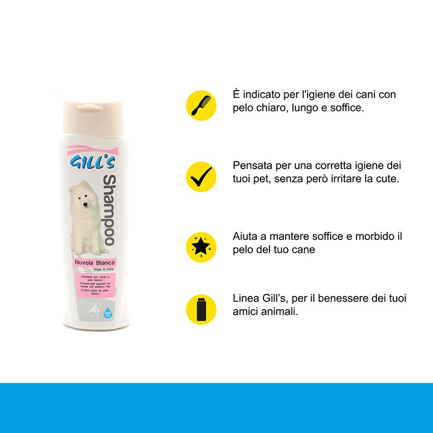 Champú para perros - Gill's Nuvola Bianca