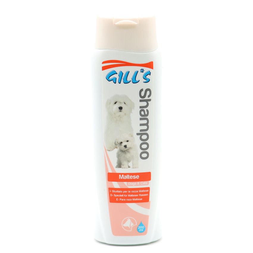 Shampoo per cane maltese gills