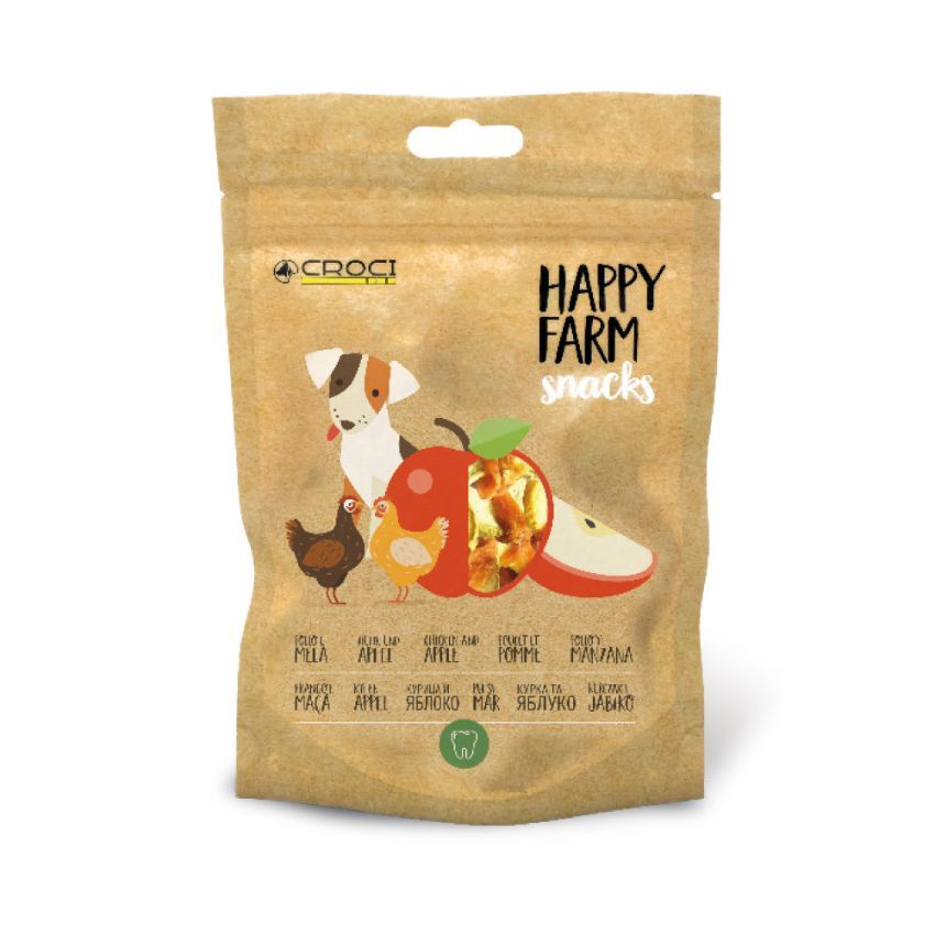 Snack per cani Happy Farm Pollo Mela