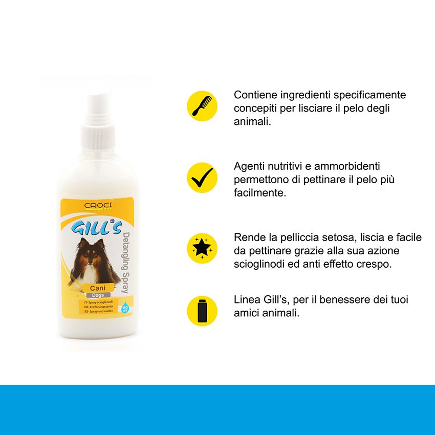 Spray scioglinodi per cani Gills