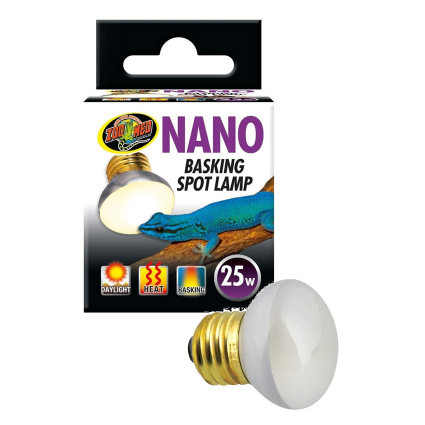 Zoo Med Nano Basking Spot 25W - Lampada riscaldante per rettili