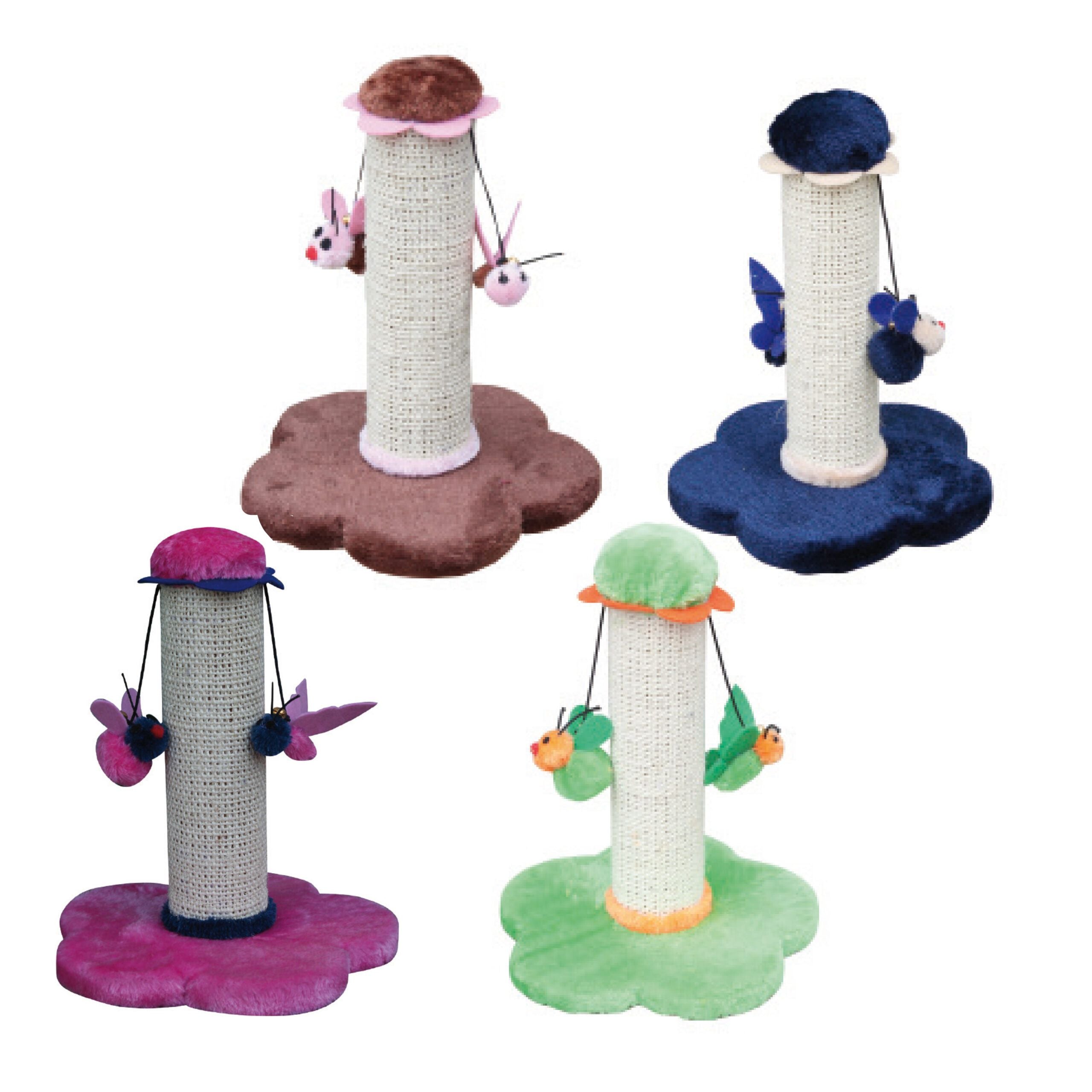 Flowers Mini Scratching Post - Assorted Colours