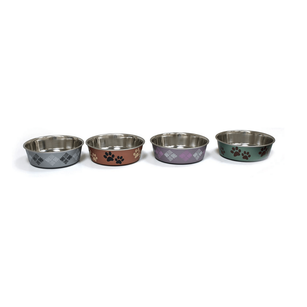 Hunde- und Katzennapf aus Stahl – Roxy, verschiedene Farben